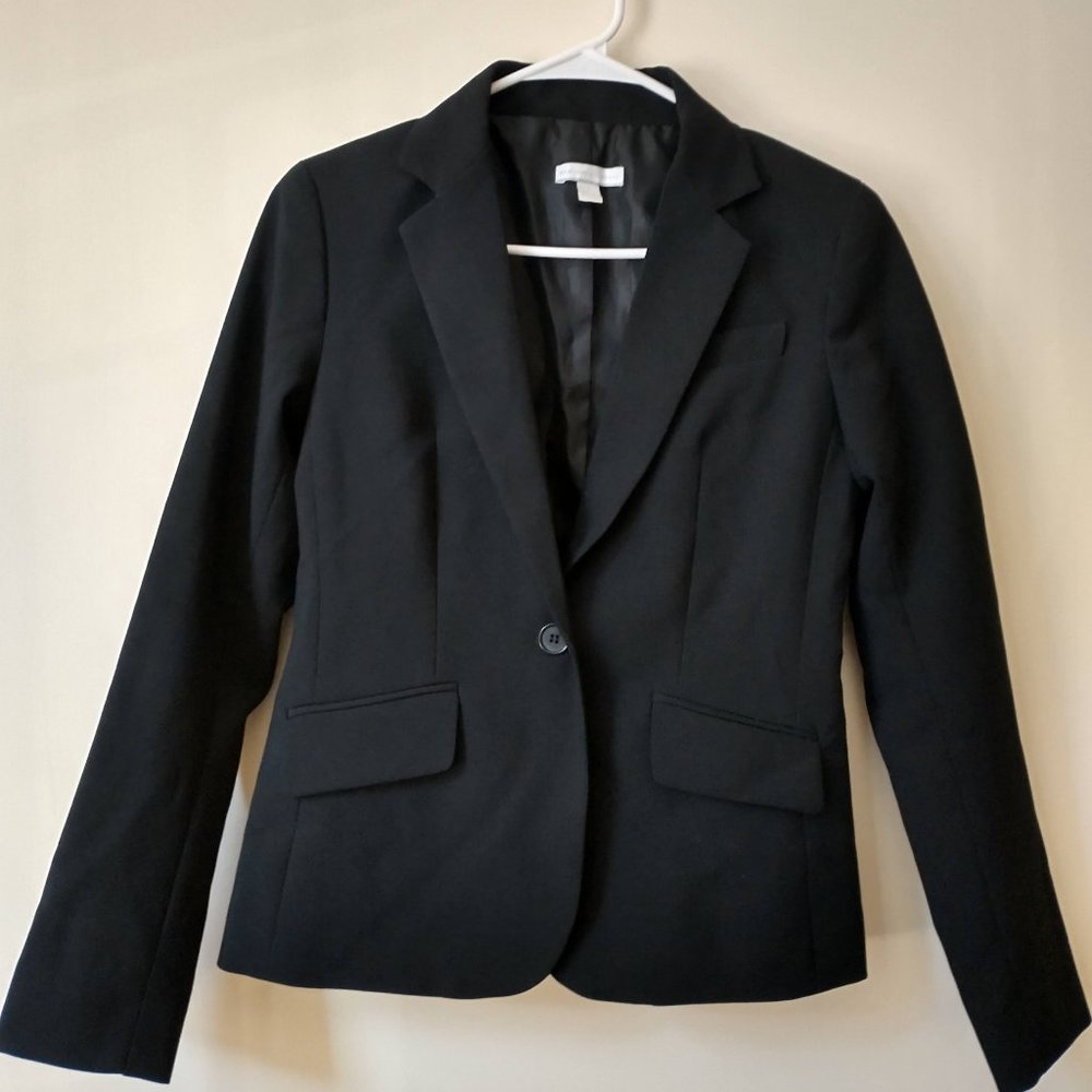 New York & Company Black Stretch Blazer Size 0
